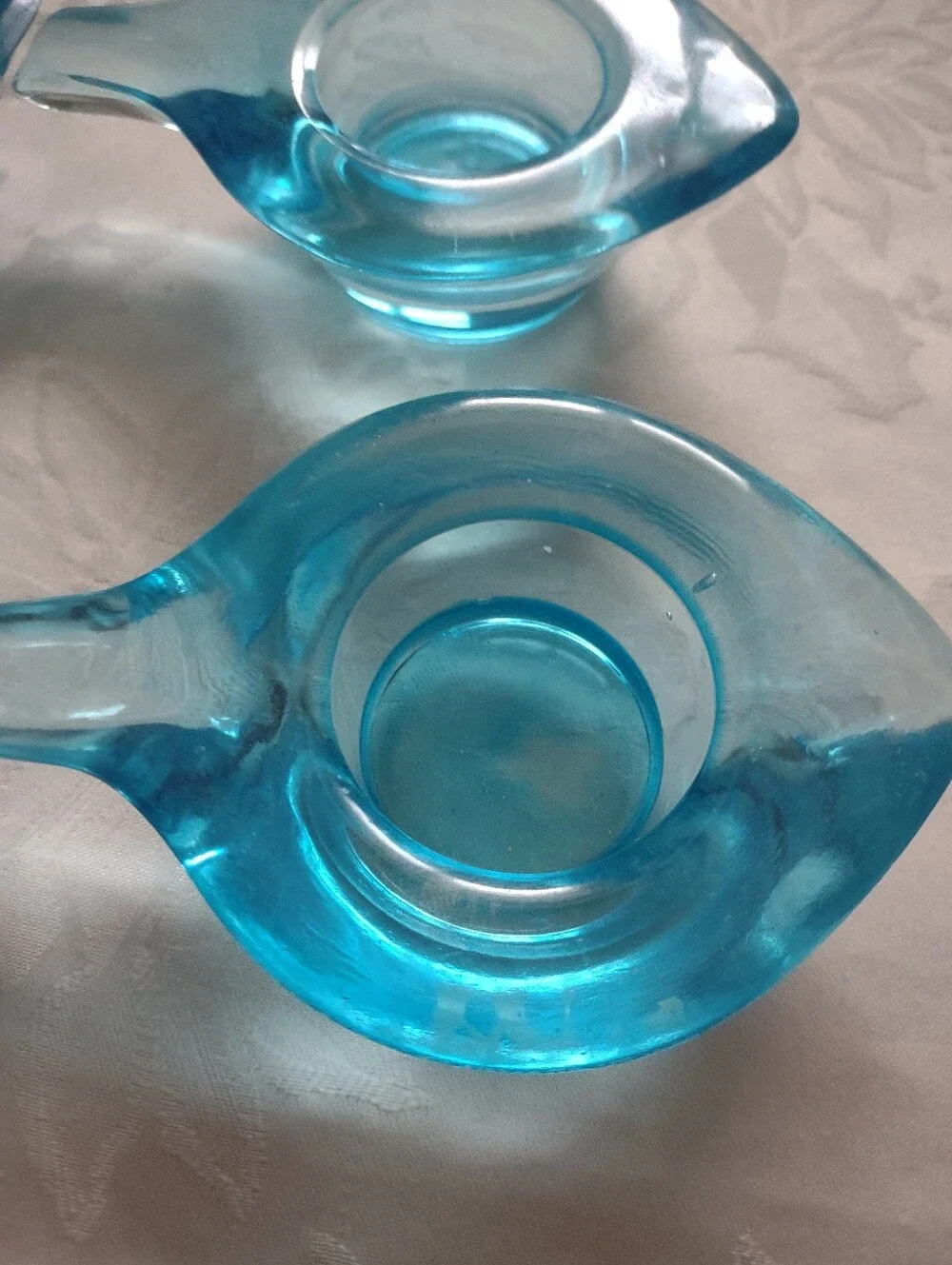 Villeroy & Boch Blue Crystal Candle Holder